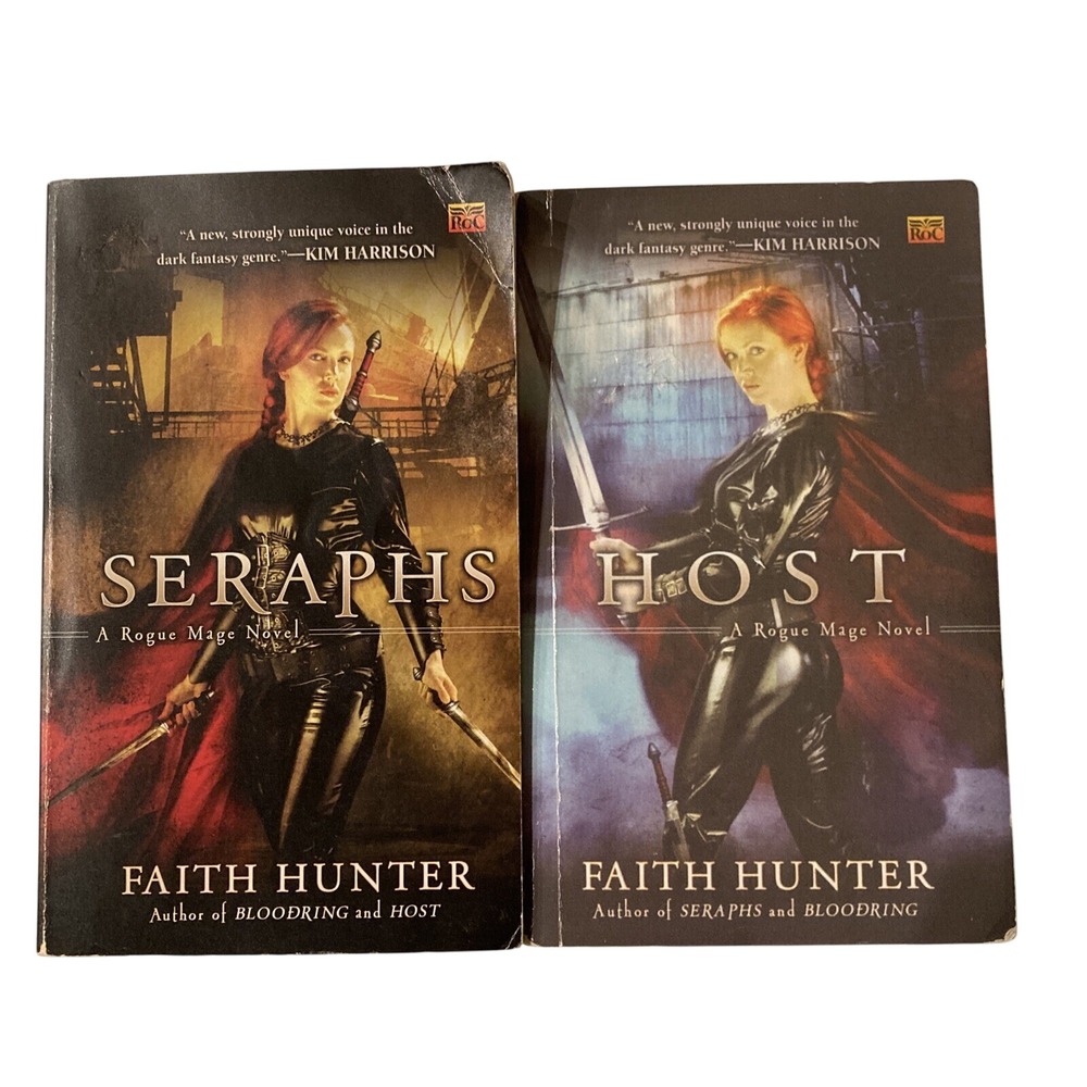 Faith Hunter 2 books‎ Seraphs Host A Rogue Mage Novel Paperback Angels Devils